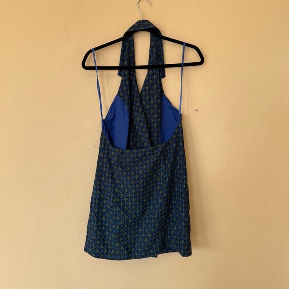 Free People Louie Blazer Mini Dress | Halter Neck Open Back | Size Small - Picture 7 of 10